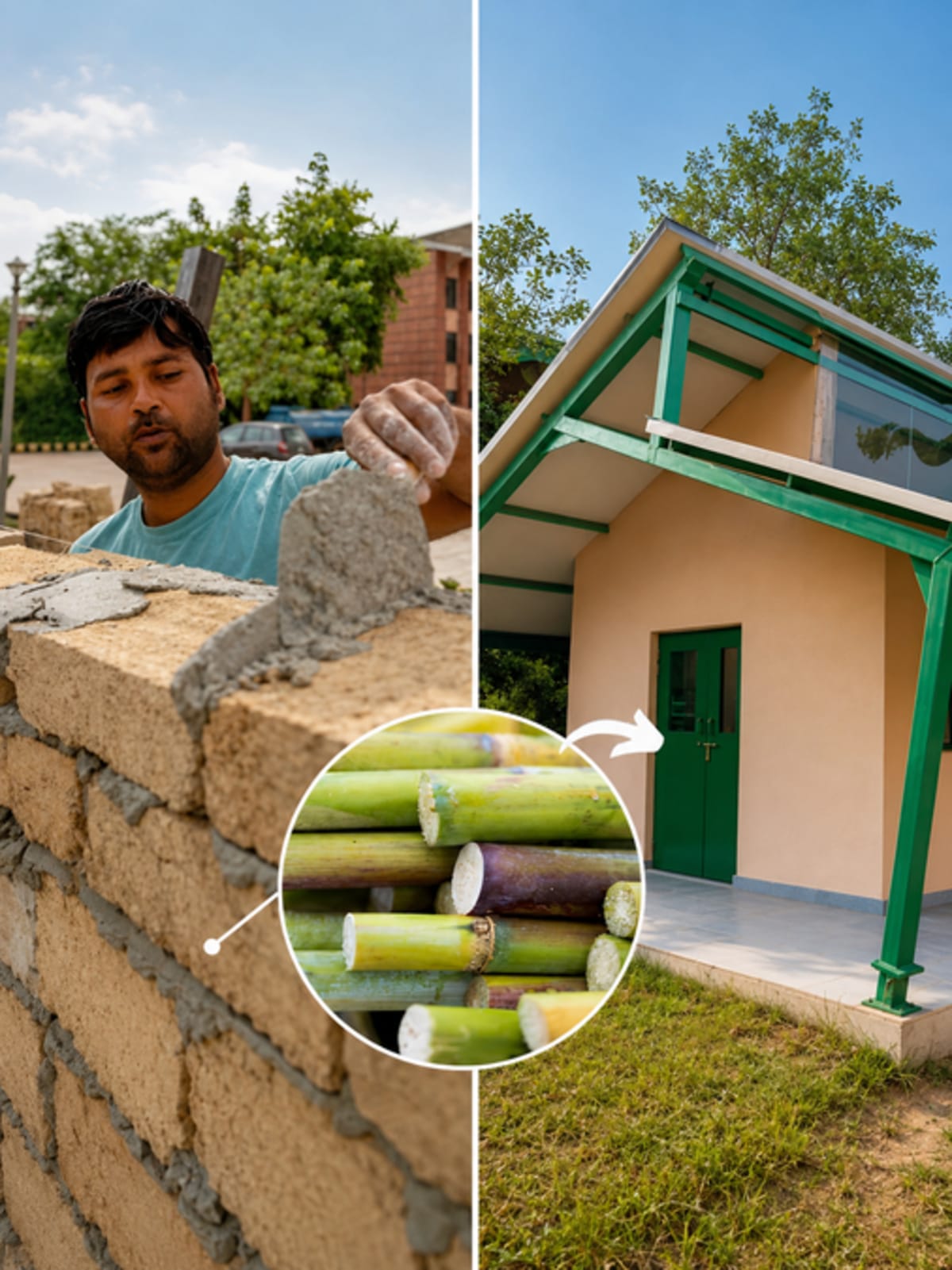 India School Built From Sugarcane Waste Slashes Carbon 6X