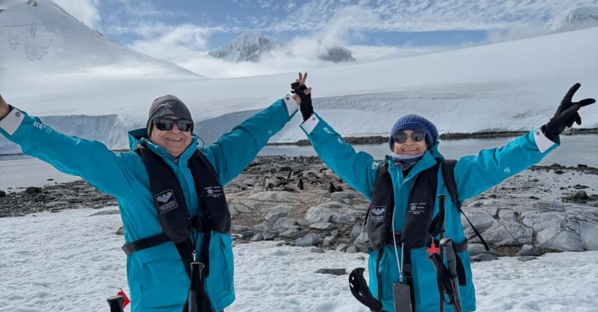 Retired Delhi High Court Judge Poonam Bamba smiling during her Everest Base Camp trek in Nepal