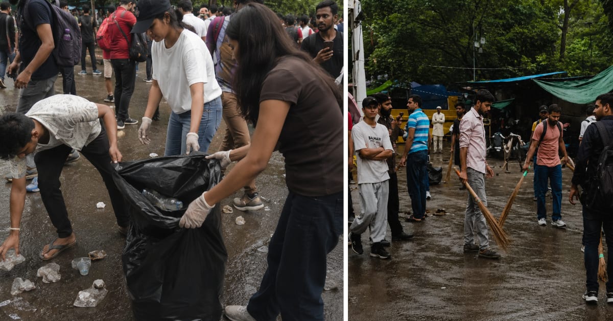Gen Z Protesters Clean Delhi's Jantar Mantar After Rally