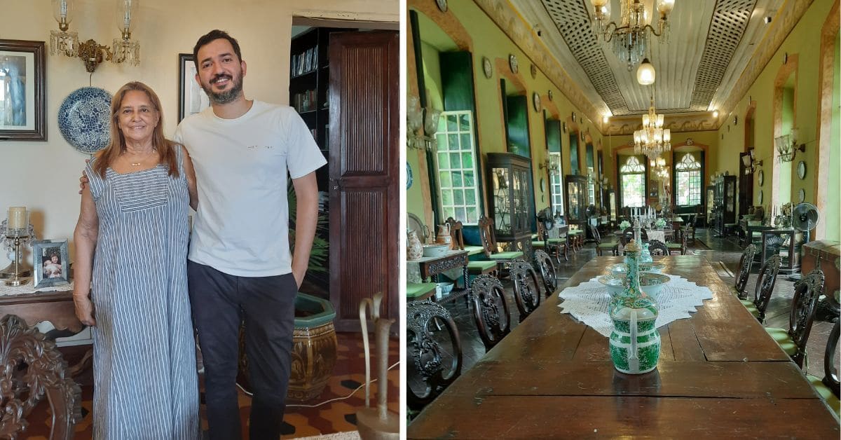 Historic Portuguese-style Figueiredo Mansion in Loutolim, Goa with centuries-old architecture and restored gardens