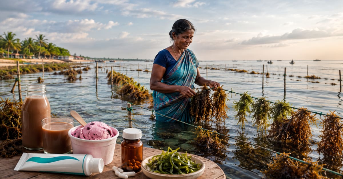 India's Seaweed Powers Your Ice Cream and Medicine
