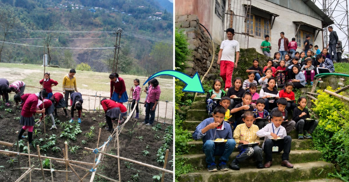 Students in Nagaland Grow Their Own School Lunch