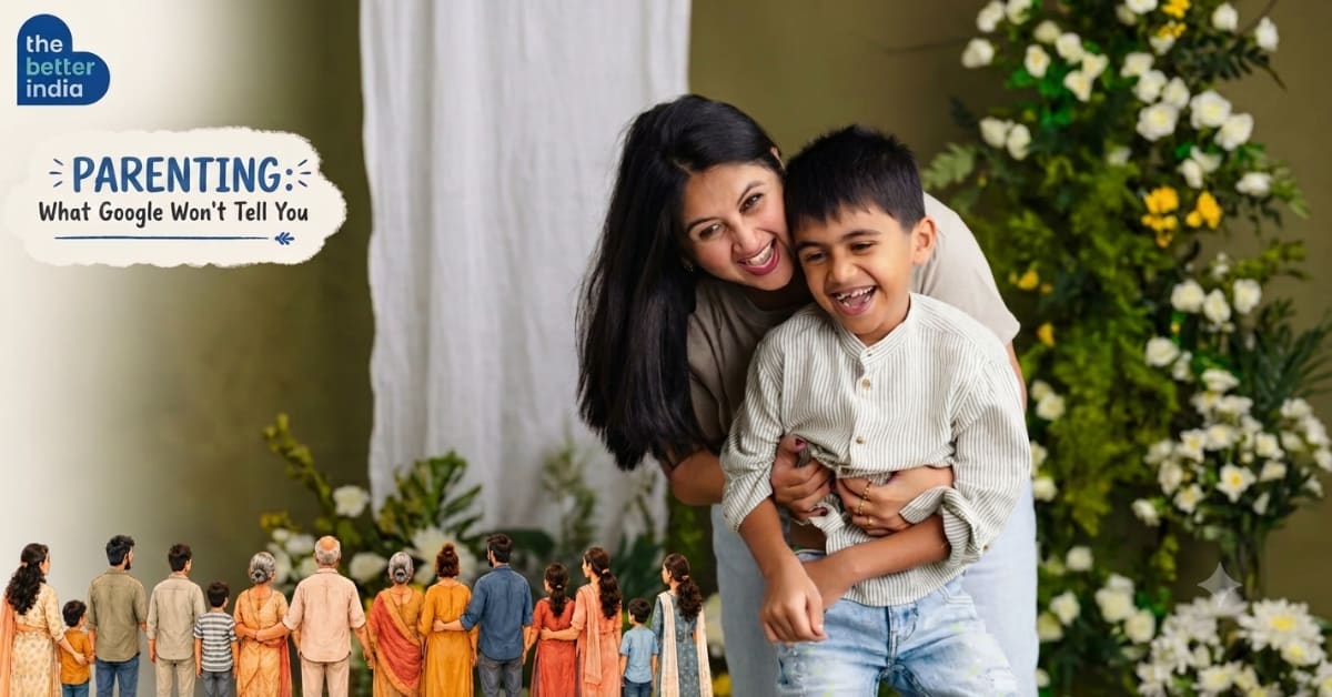 Mother comforting young child in calm, reassuring embrace showing parental emotional support