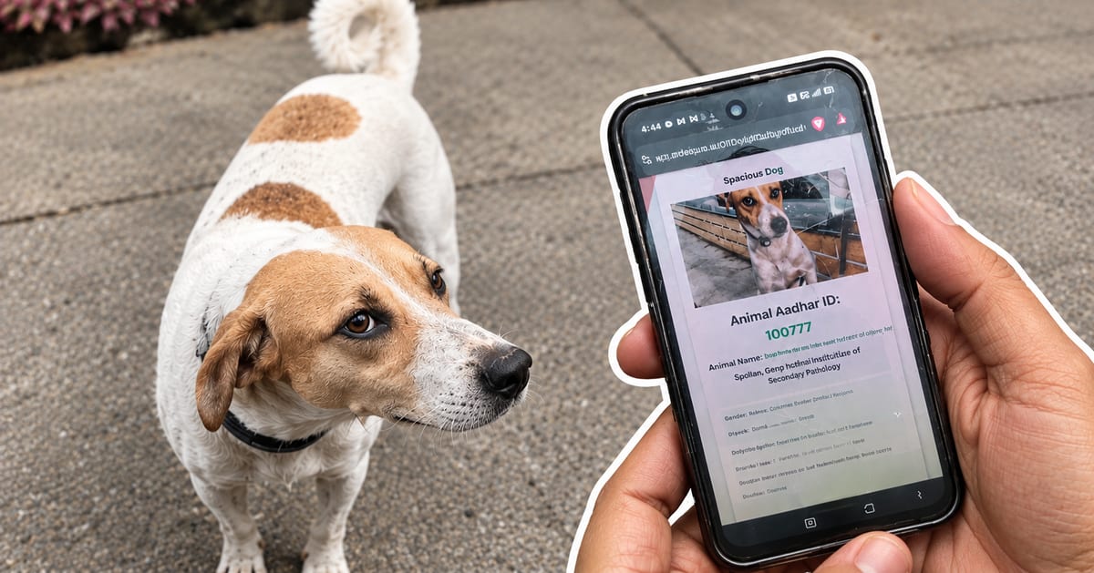 Mumbai Dogs Get QR Collars After Campus Pup Goes Viral