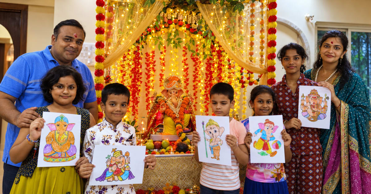 Mumbai Couple Turns Ganpati Gifts into 400 School Kits