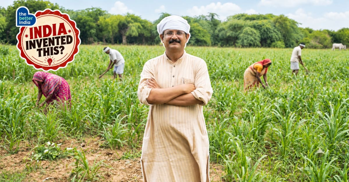 Gujarat farmers operating Bhungroo rainwater collection pit connected to underground storage pipe system