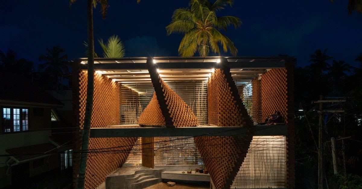 Kerala Home Uses 'Dancing Walls' to Stay Cool Naturally - Image 2