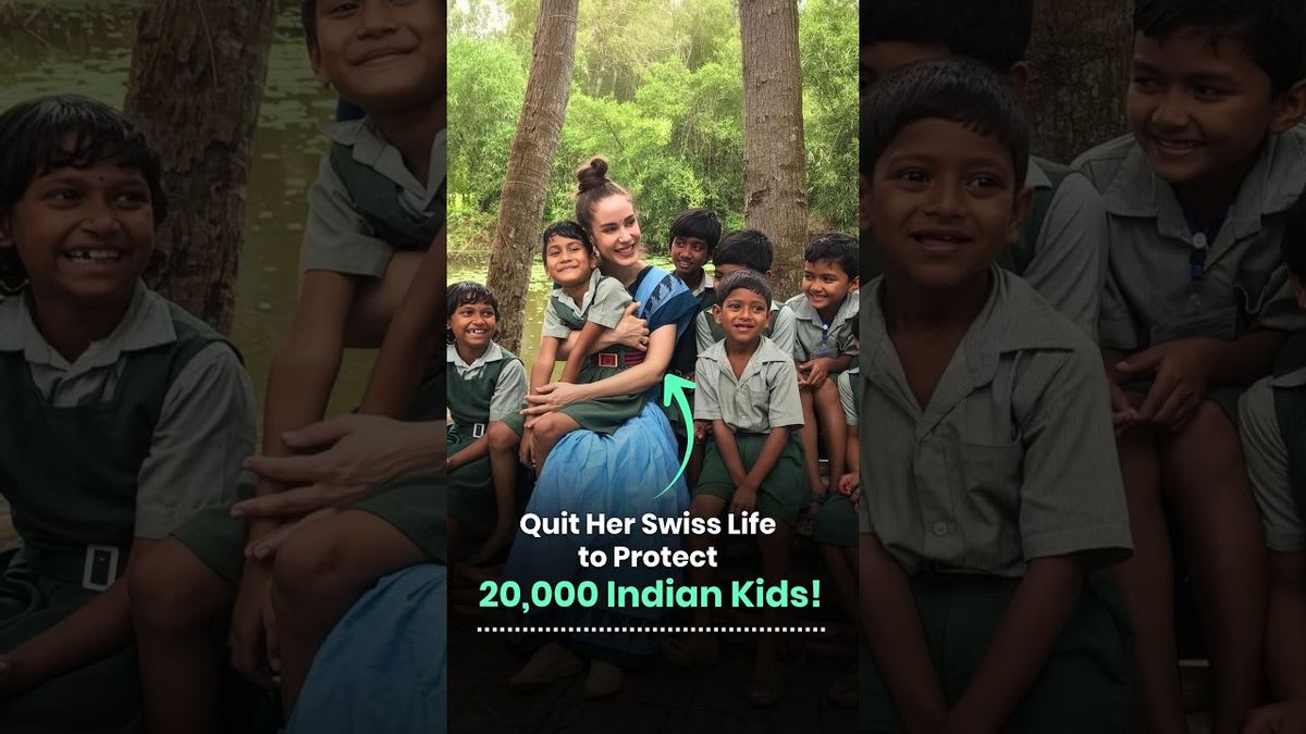 Woman Leaves Switzerland to Help 20,000 Kids in India