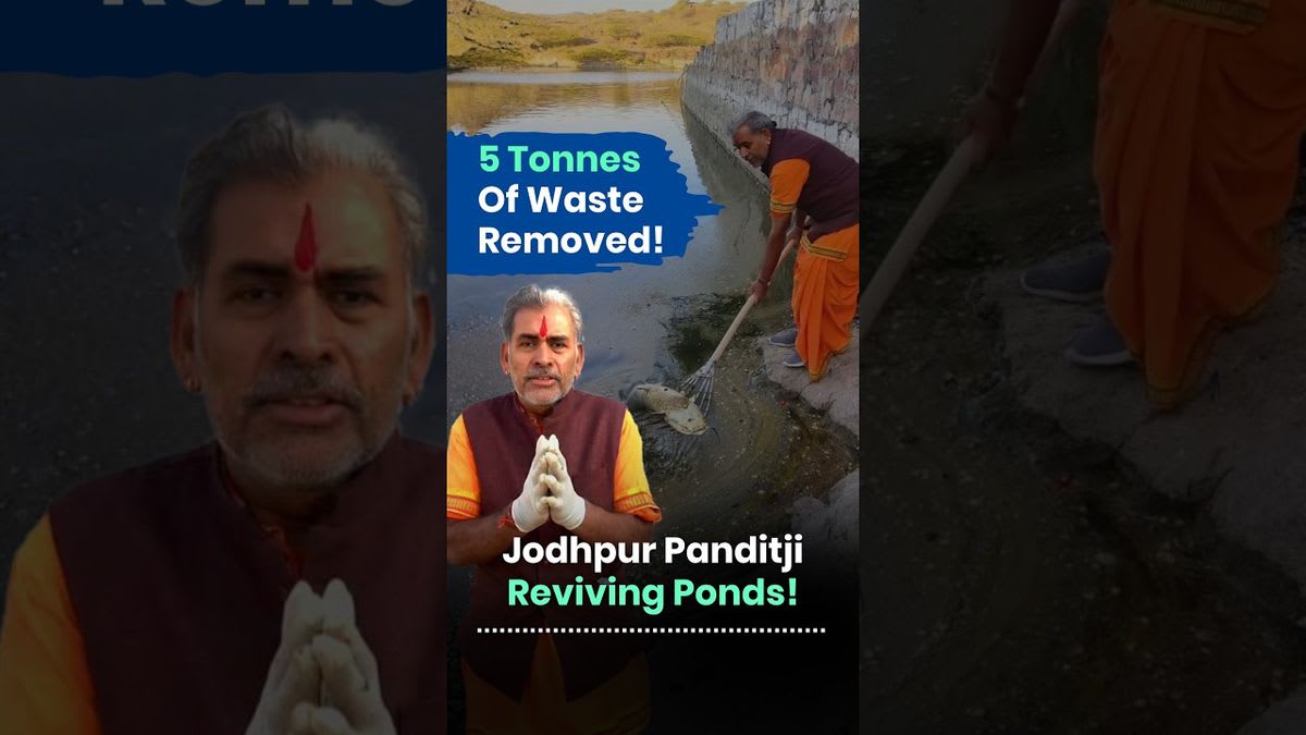 Indian Priest Spends 10 Years Reviving 5 Dying Ponds