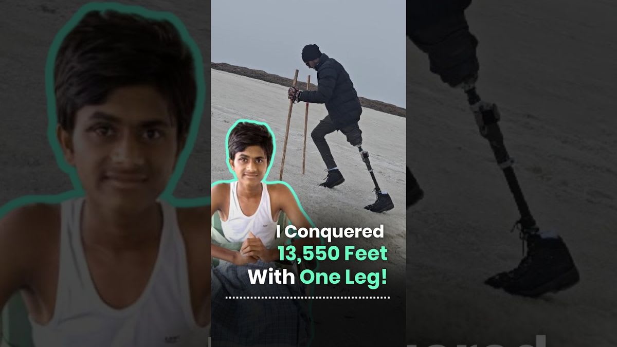 Lost His Leg at 18, Now Conquers 13,550-Foot Peaks