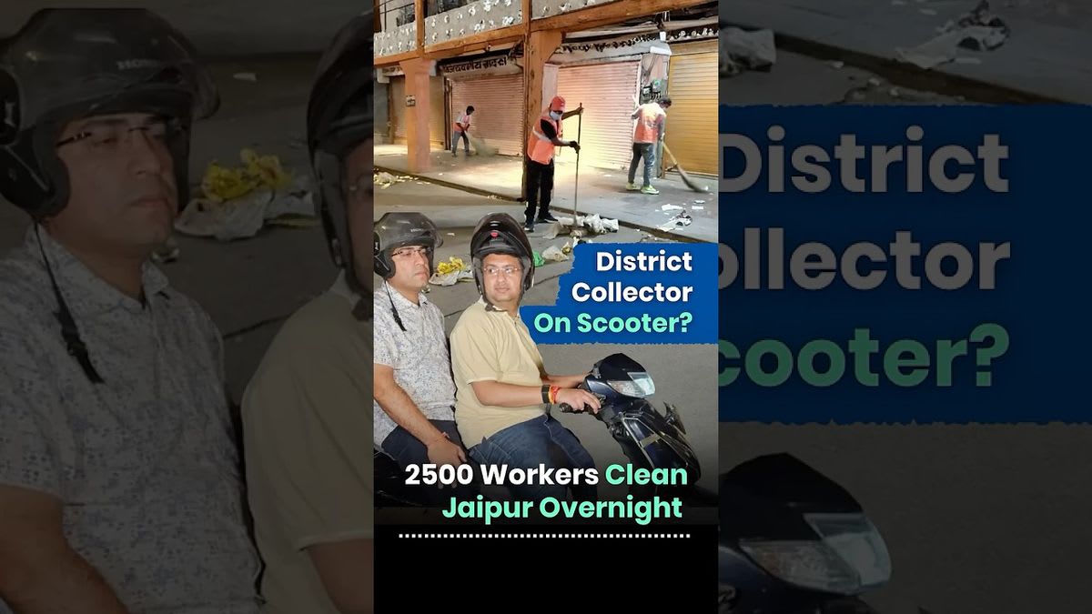 Jaipur's 2,500 Workers Clean City in One Midnight Mission