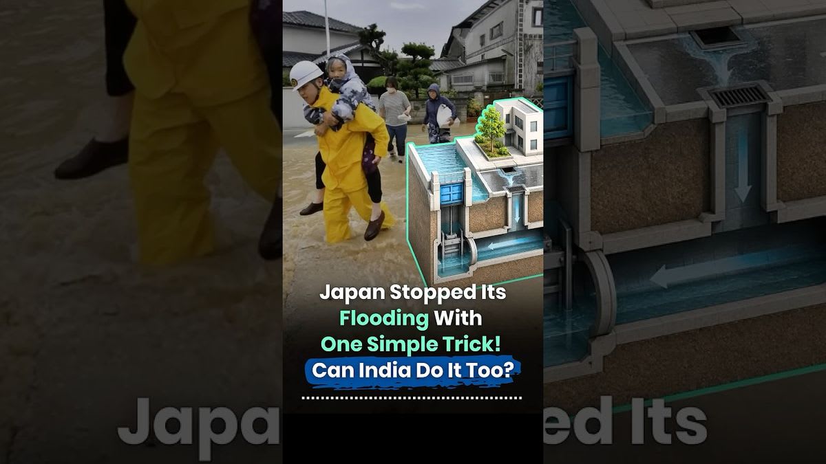 Tokyo's Underground Tunnels Stop Floods During Typhoons
