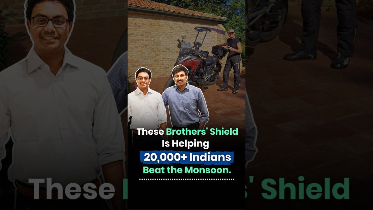 Indian Startup Creates Rain Shield for 20,000+ Bike Riders