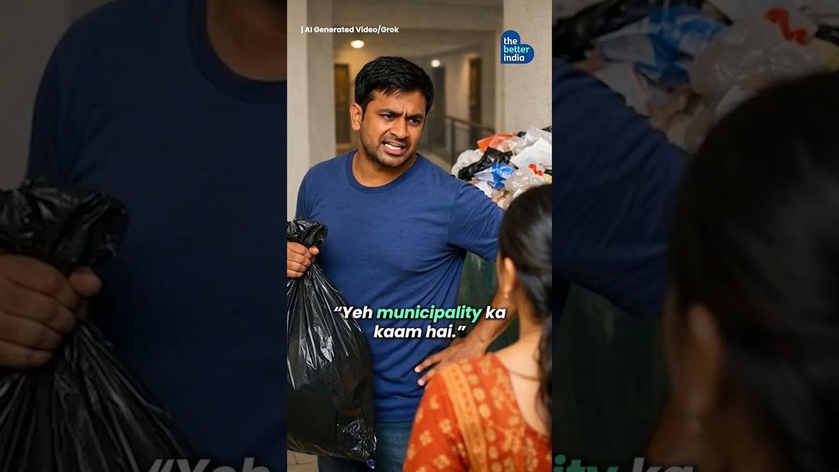 Gurugram apartment residents gathering with sorted recyclables at weekly community collection event