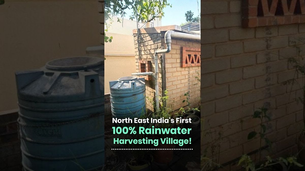 Tripura Village Goes 100% Rainwater Harvesting in Under a Year
