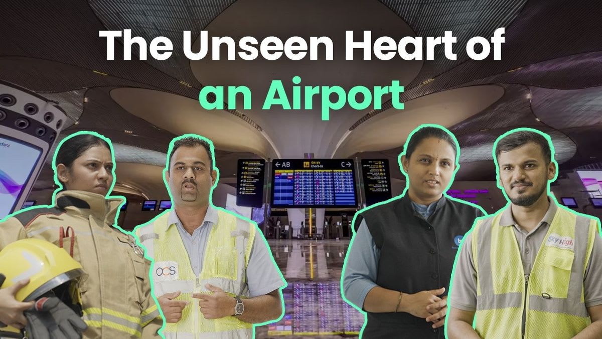 Mumbai Airport Workers Show Progress Means People, Not Steel