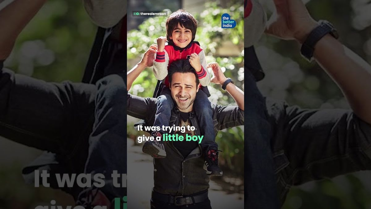 ** Bollywood actor Emraan Hashmi with his son Ayaan who survived childhood cancer