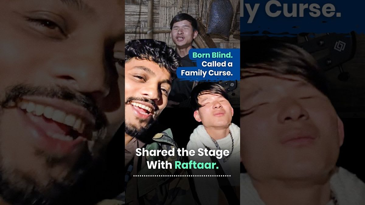 Blind Musician from Arunachal Performs with Rapper Raftaar