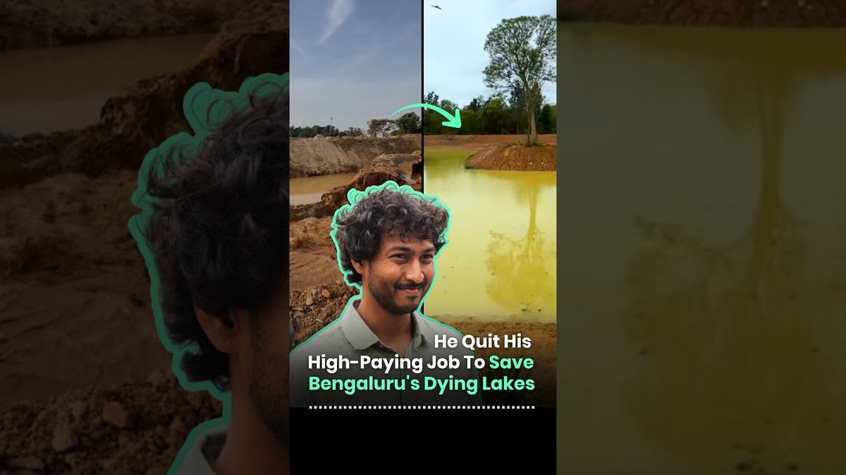 He Restored 18 Lakes and Planted 150,000 Trees in India