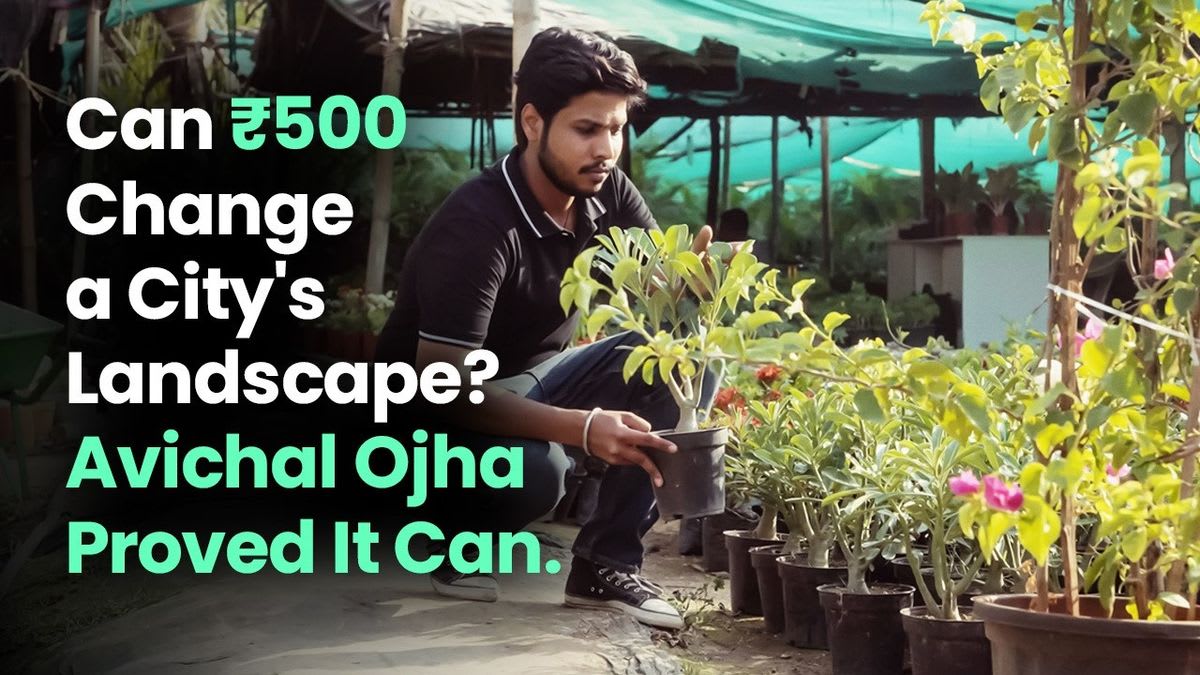 Man Started Green Movement in India With Just ₹500