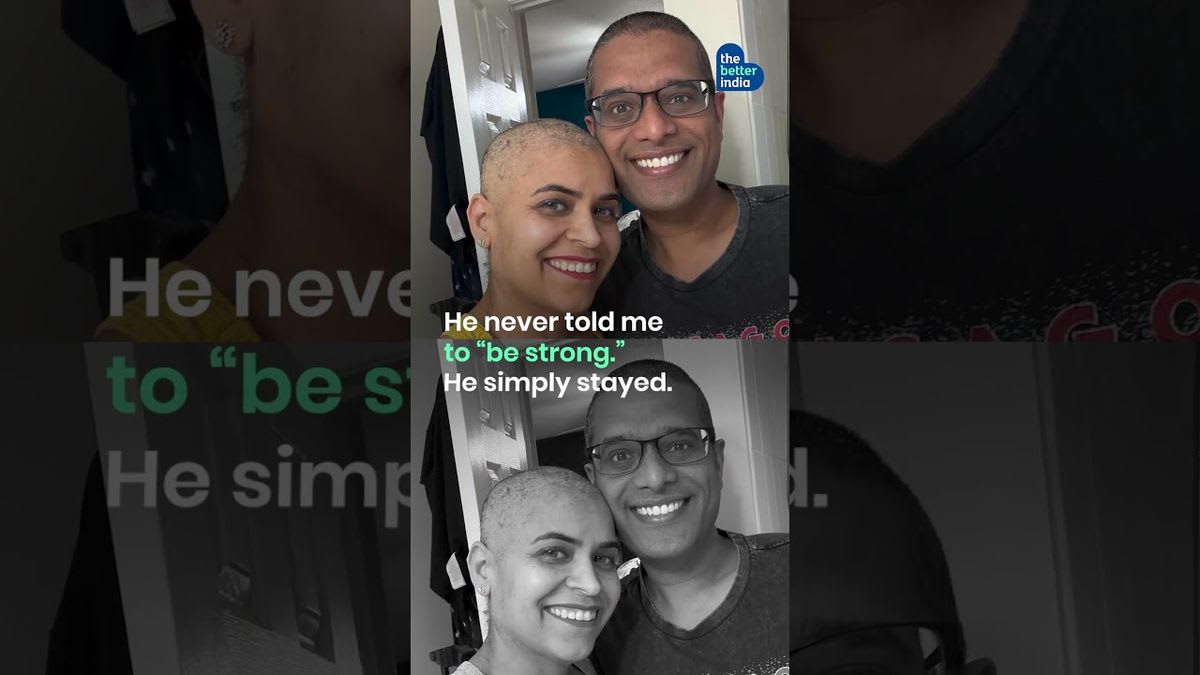 Husband Shaves Head During Wife's Cancer Treatment