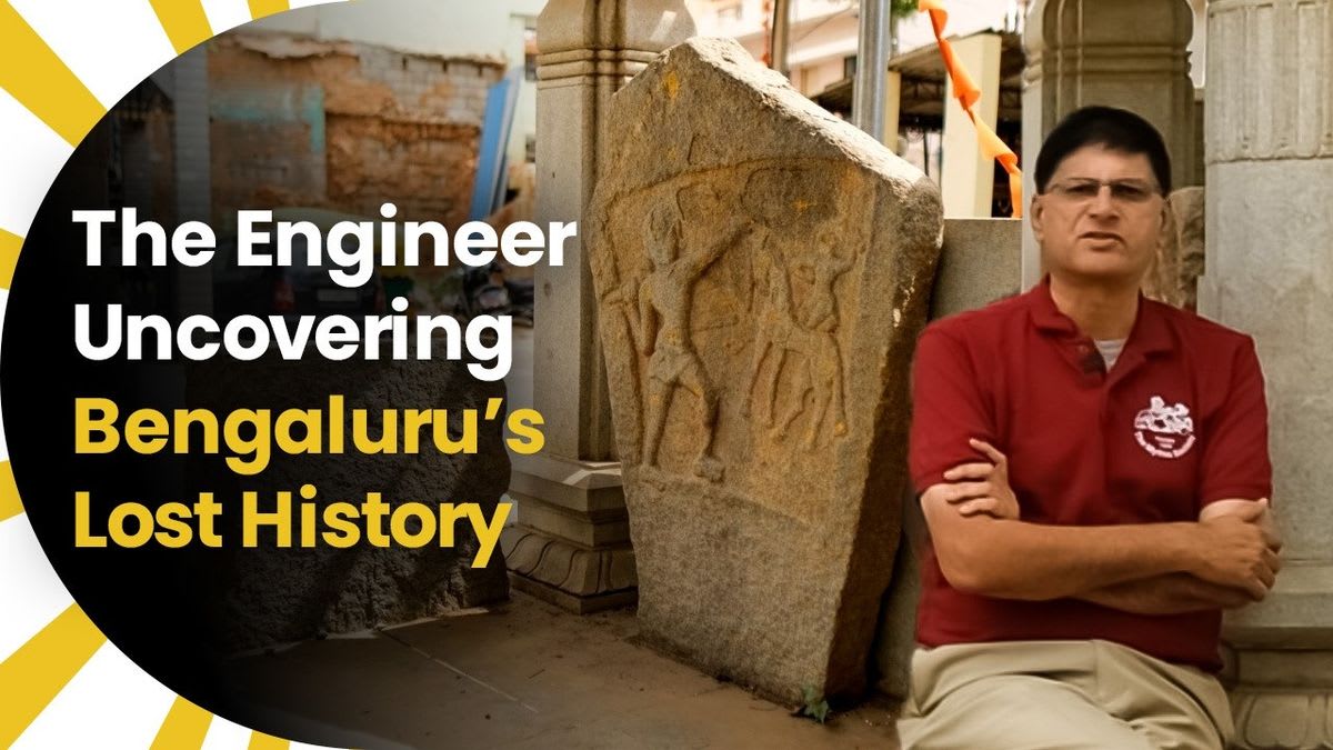 Engineer Saves 1,500+ Historic Stones in Bengaluru