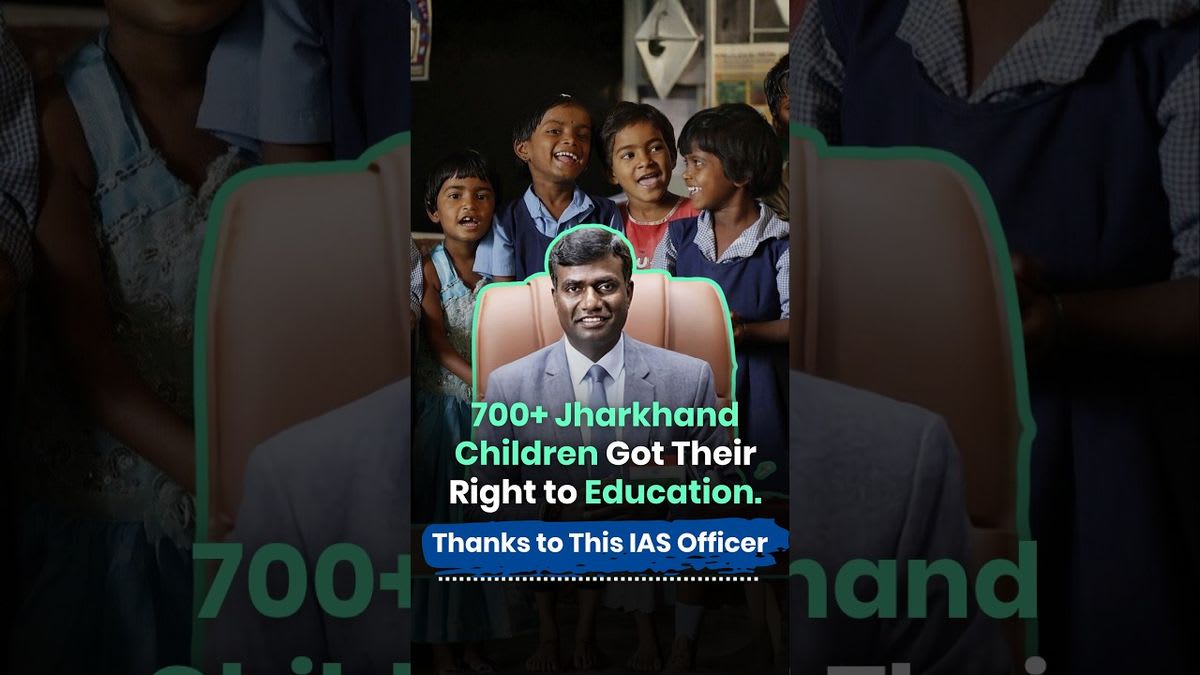 IAS Officer Digitalizes RTE Admissions in Jharkhand