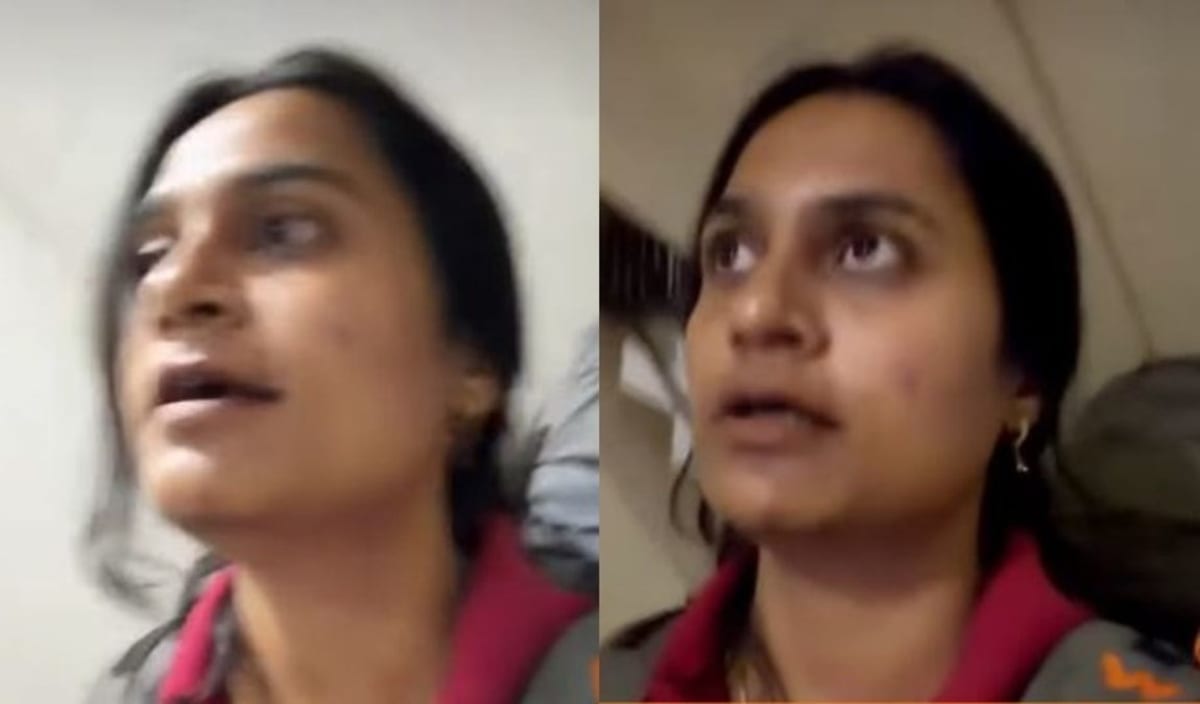 Woman waiting at bus stop at night with two helpful strangers nearby ensuring safety