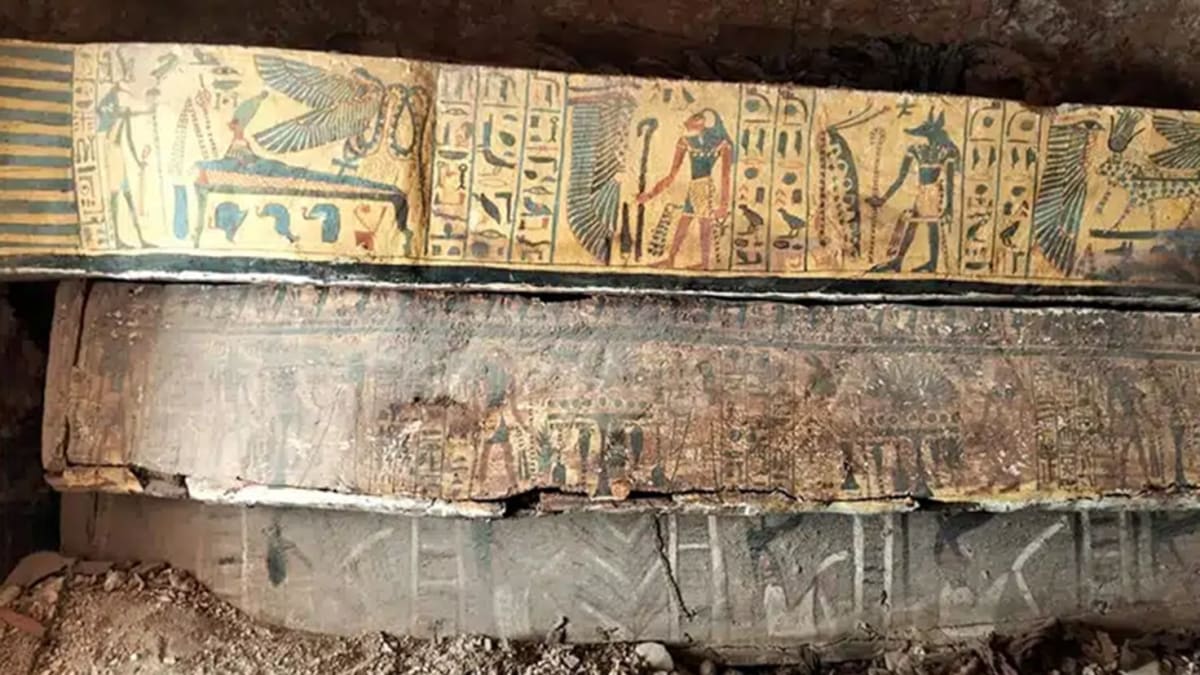 22 Ancient Egyptian Coffins Found Sealed After 3,000 Years