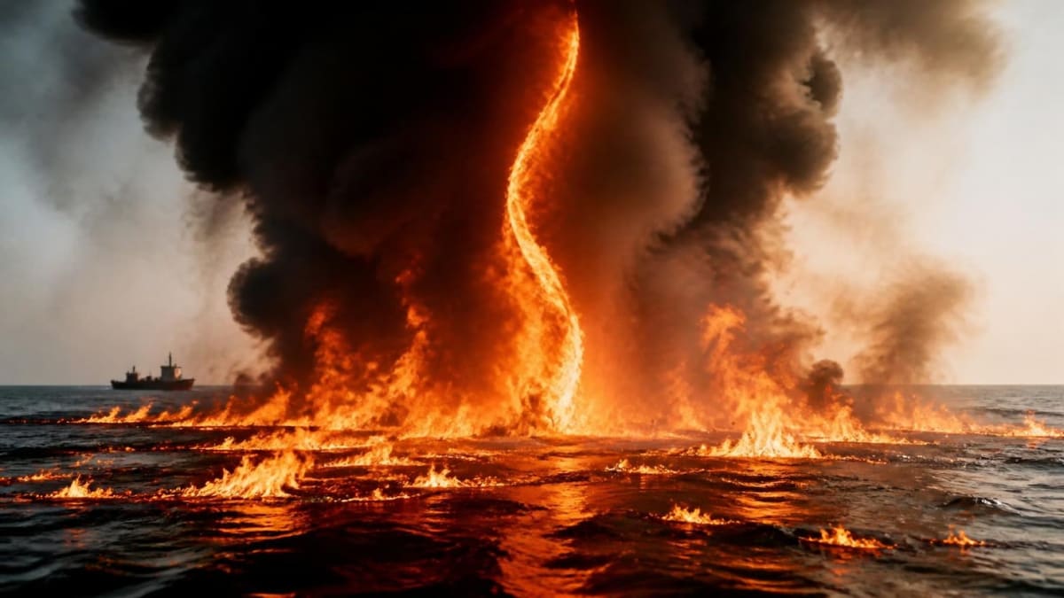 Fire Tornadoes Clean Oil Spills 40% Cleaner Than Before