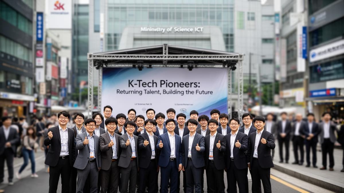 South Korea Recruits 20 AI Teams to Fight Brain Drain