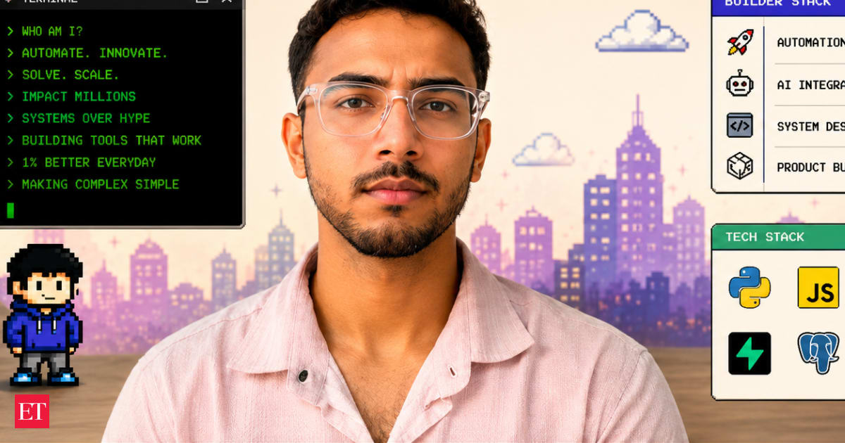 Young Indian entrepreneur working on laptop at night learning coding and technology skills