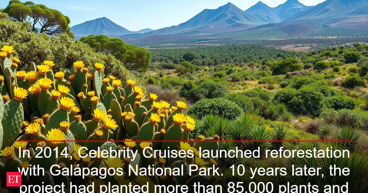 Cruise Guests Plant 85,000 Trees in Galápagos Over 10 Years