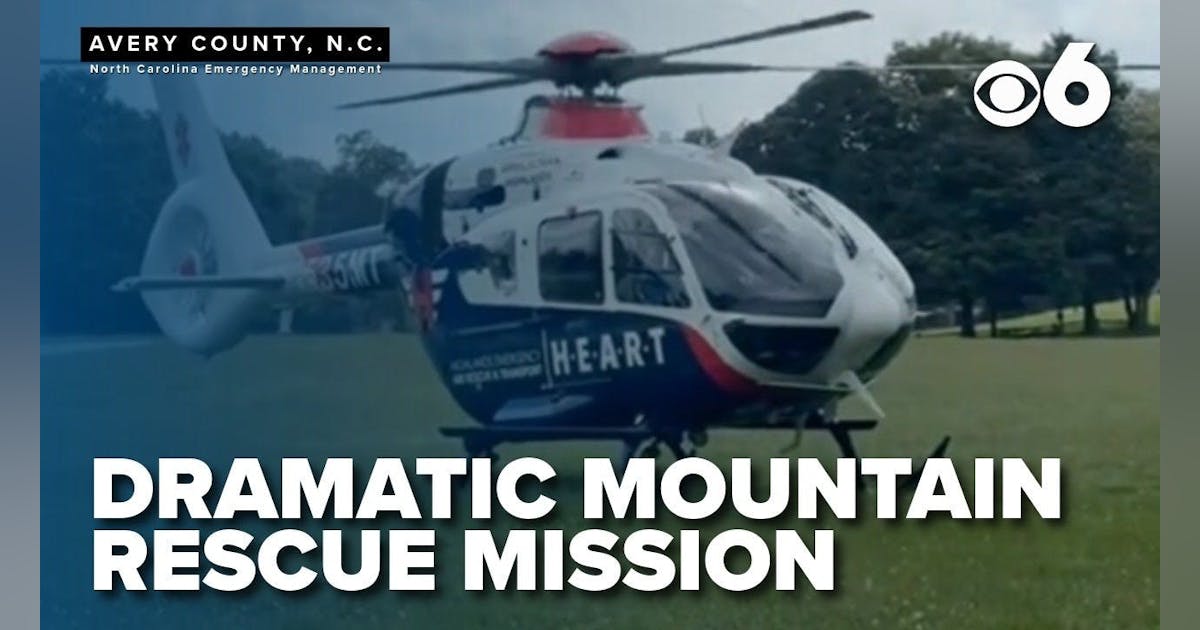 Rescue Team Flies 200 Miles to Save Fallen Hiker