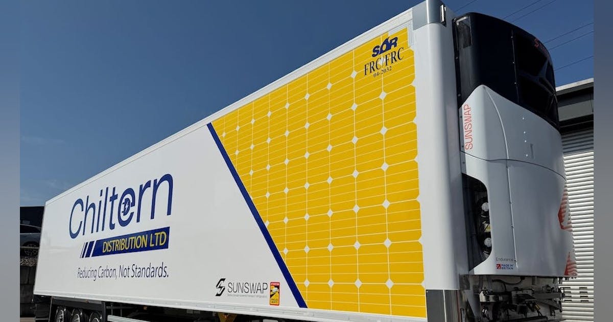UK Firm Cuts Fridge Truck Costs 81% With Solar Tech