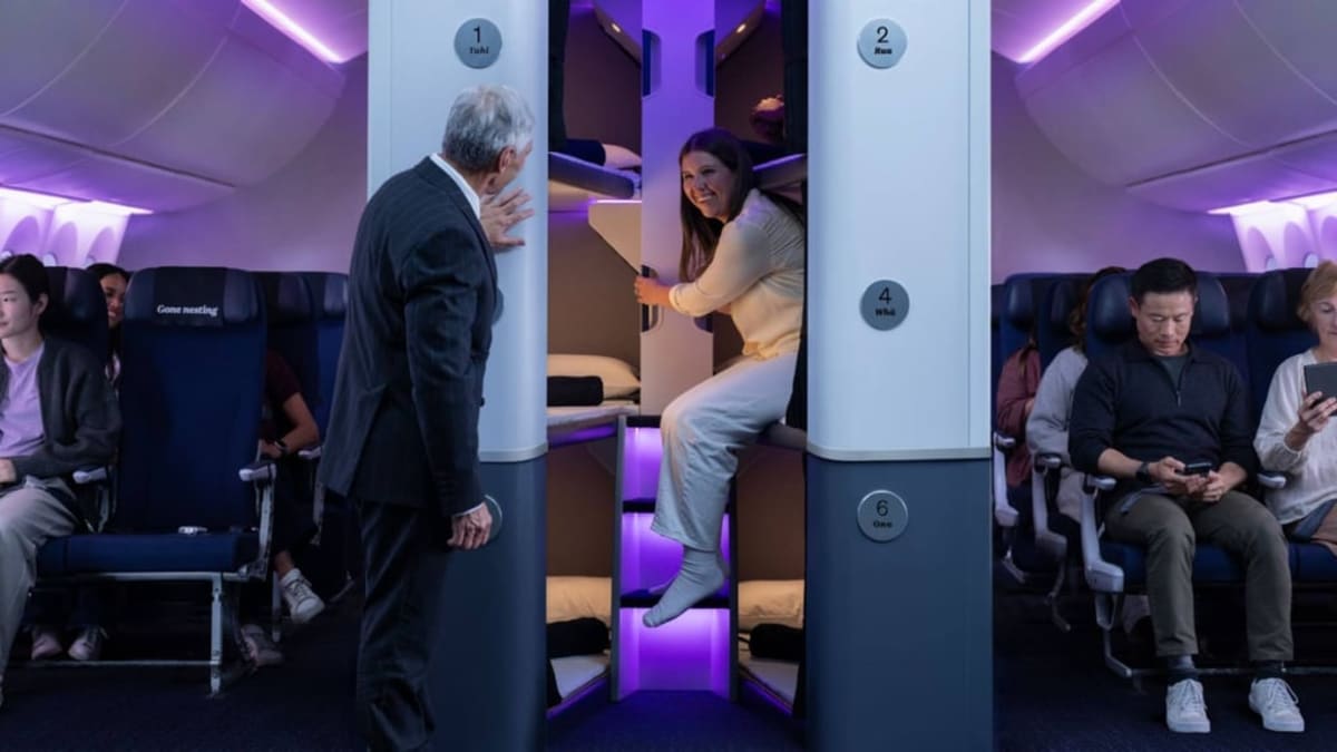 Air New Zealand Adds Bunk Beds to Economy Class Flights - Image 3