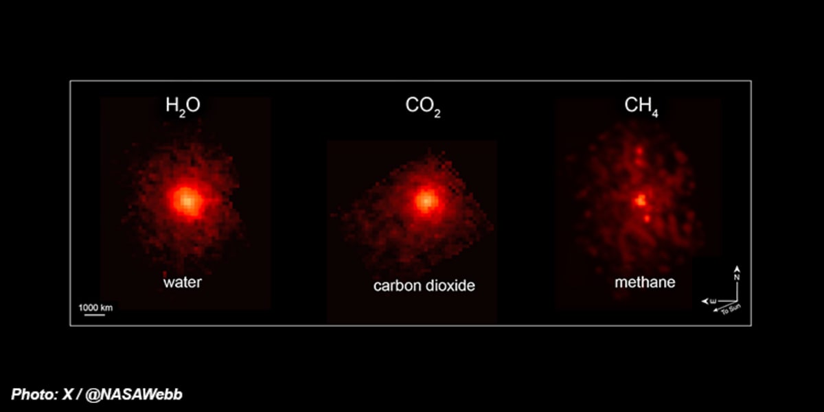 James Webb Telescope Finds Methane on Interstellar Comet