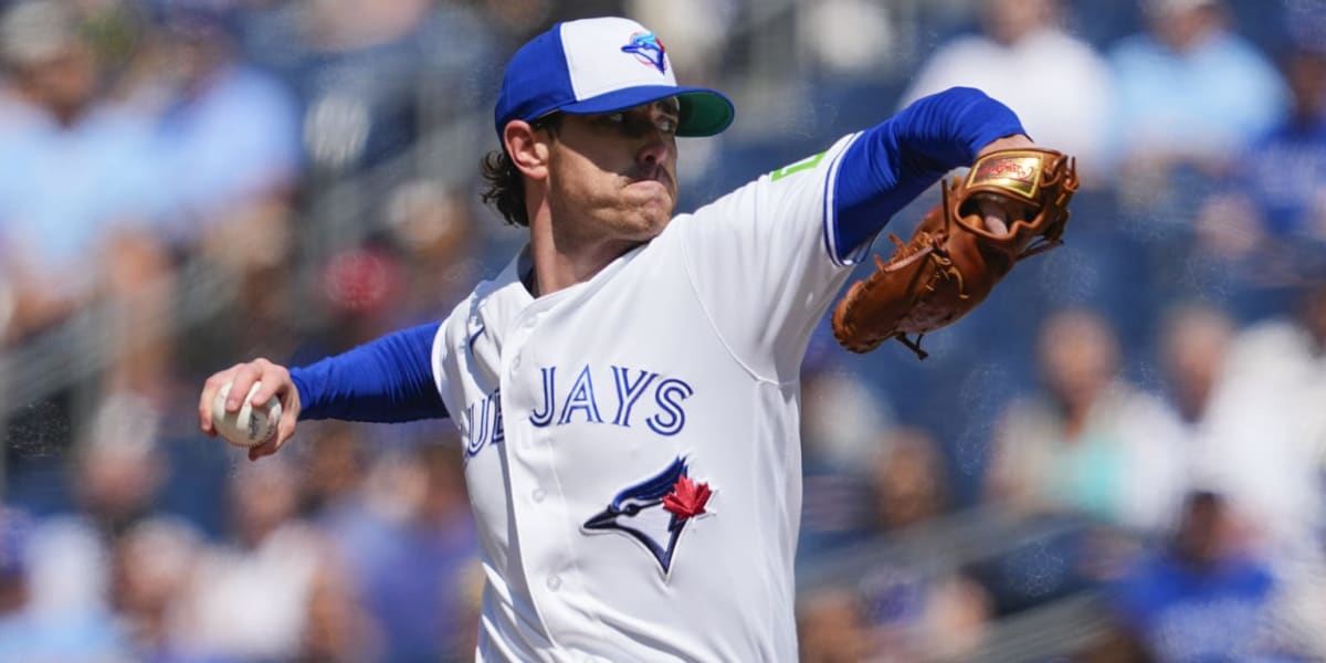 Shane Bieber pitching for Toronto Blue Jays in dominant performance against Tampa Bay Rays