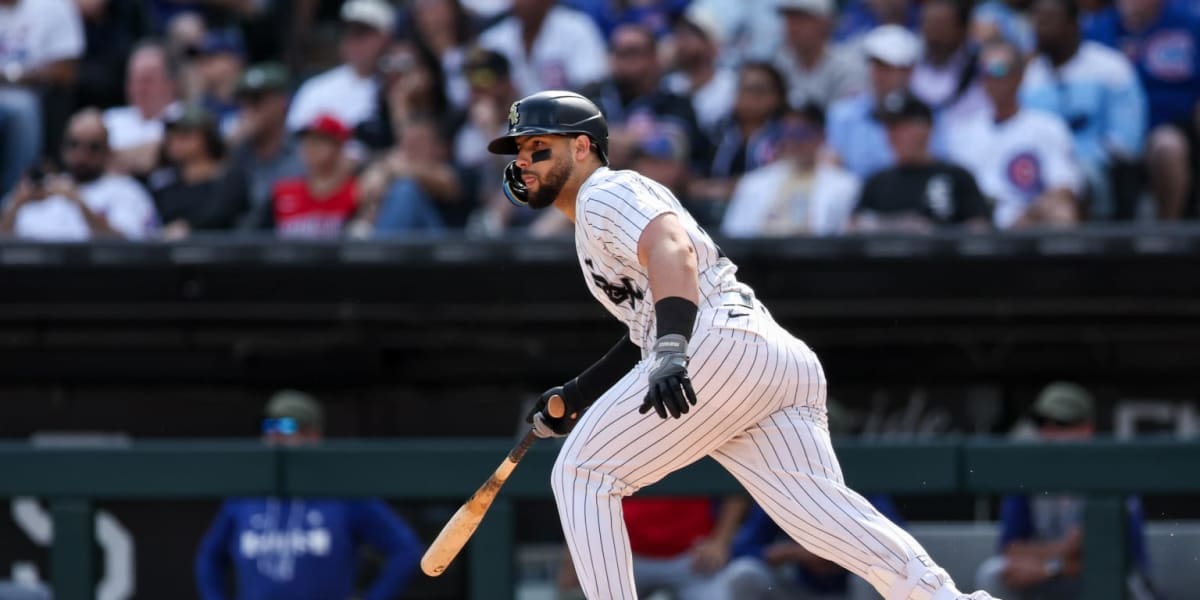 White Sox catcher Edgar Quero celebrating his walk-off home run at Rate Field in Chicago