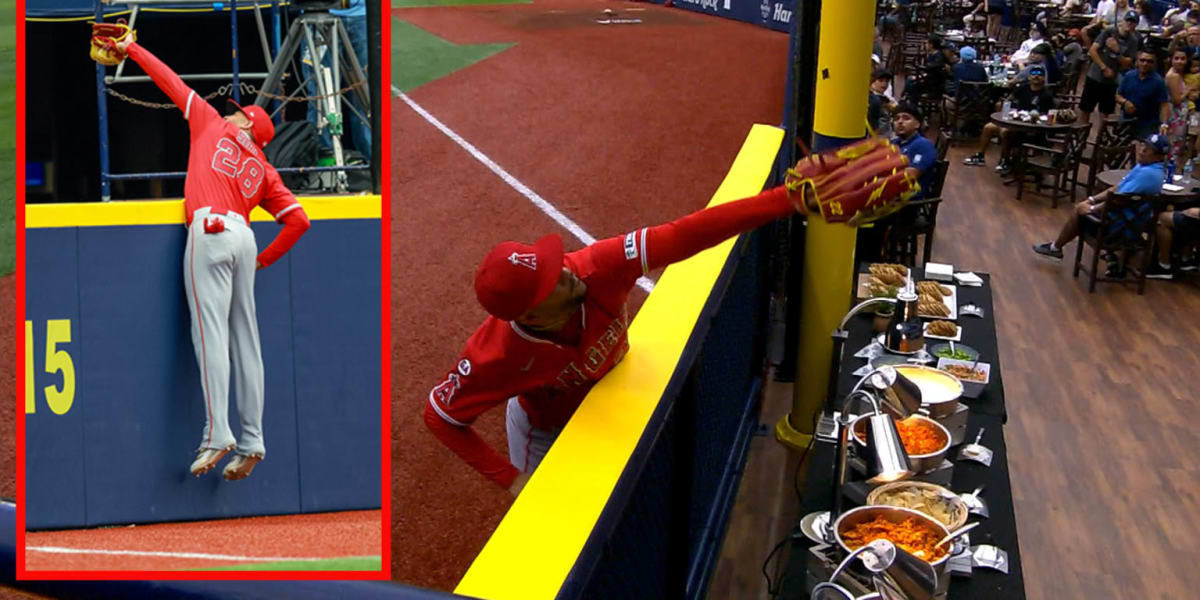 Angels Outfielder Saves Grand Slam and Chicken Tenders
