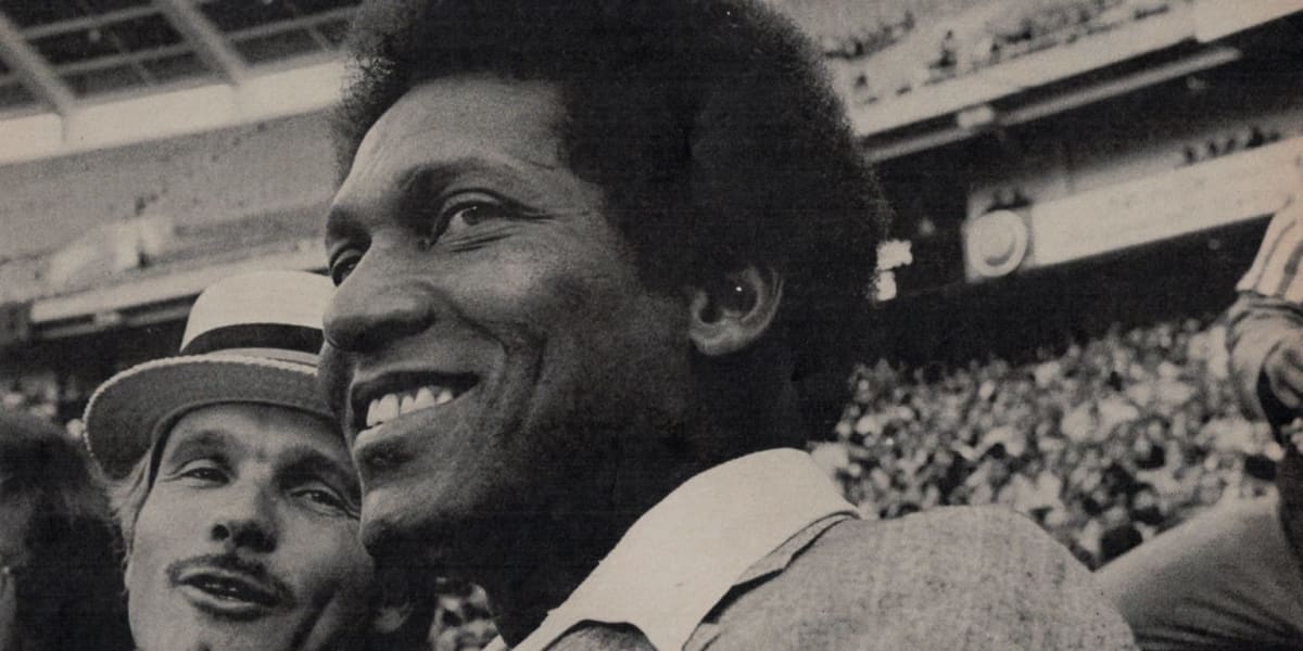 Bill Lucas, MLB's first Black general manager, in Atlanta Braves uniform during 1970s