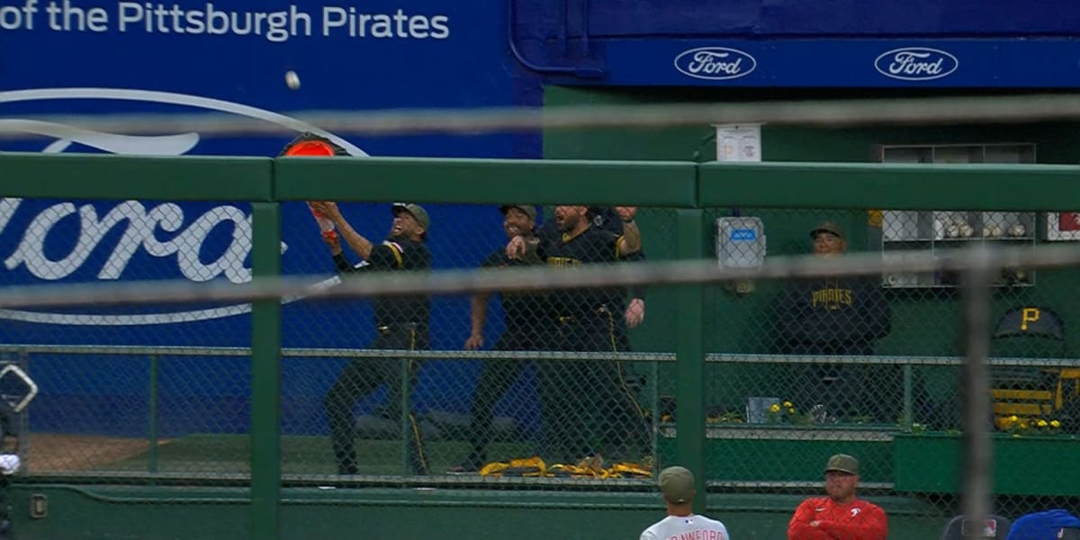 Pirates Reliever Catches Homer in Traffic Cone