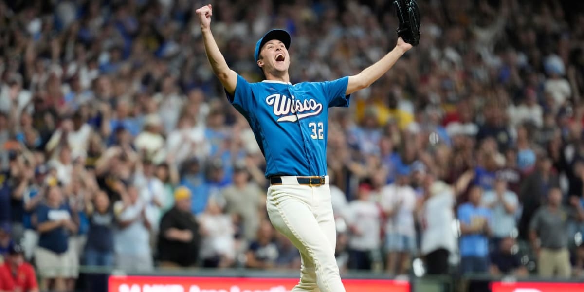 Brewers Pitcher Throws 104 MPH in Near-Perfect Game