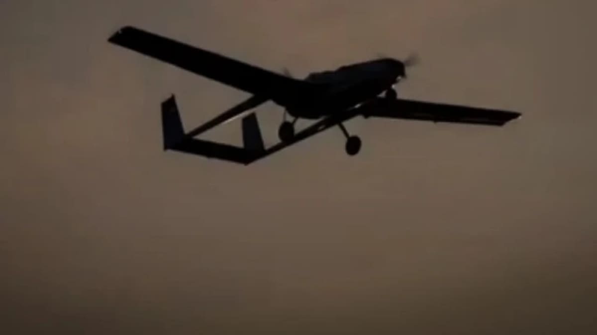 Turkish Baykar Tech drone flying against clear sky representing homegrown innovation success