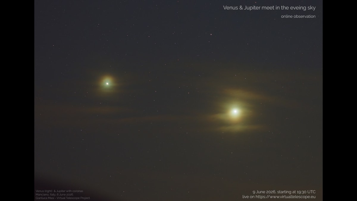 Jupiter and Venus Dance in Stunning Livestream June 9 - Image 2