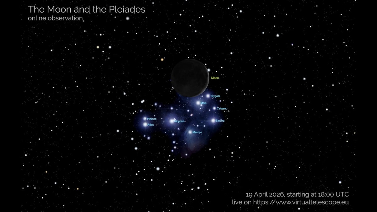 Watch the Moon Pass Through Pleiades Star Cluster Live - Image 2