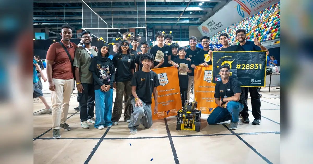 Dubai Rookie Robotics Team Wins Global Championship