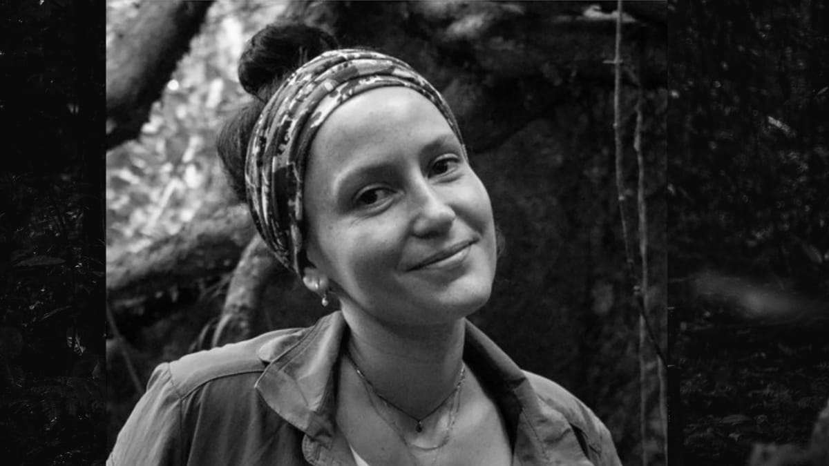Forest scientist María Laura Tolmos smiling in the Amazon rainforest she dedicated her life to protecting