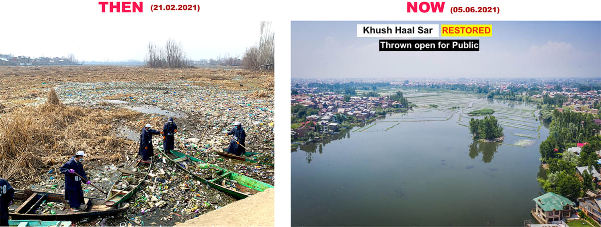 Kashmir Conservationist Brings Half-Drowned Lakes Back to Life - Image 4