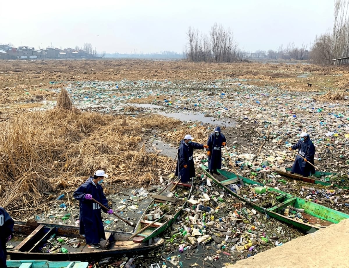 Kashmir Conservationist Brings Half-Drowned Lakes Back to Life - Image 5